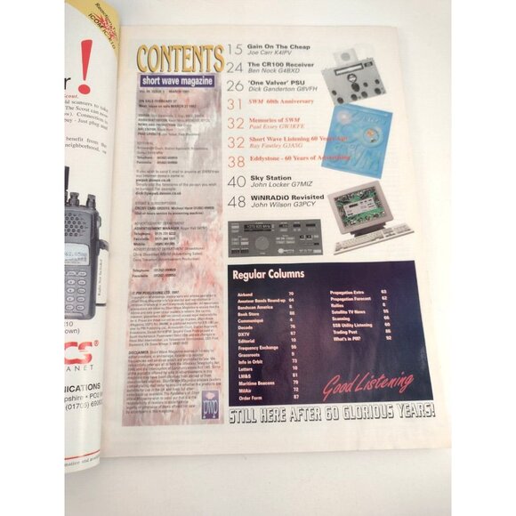 Short Wave Magazine March 1997 Sky Nation Radio Computers VTG British - Picture 2 of 8